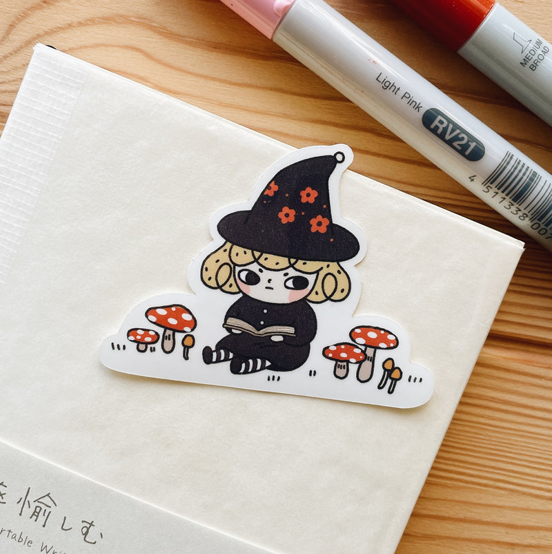 Witchy Pepper Clear Sticker