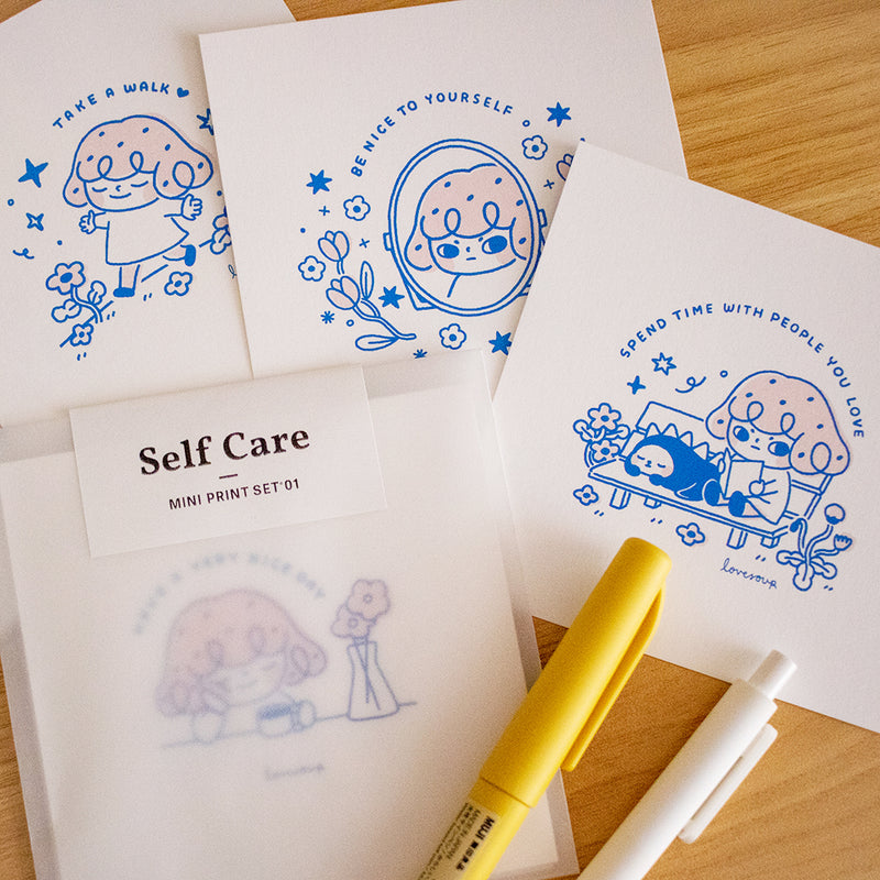 Self Care Mini Print Set
