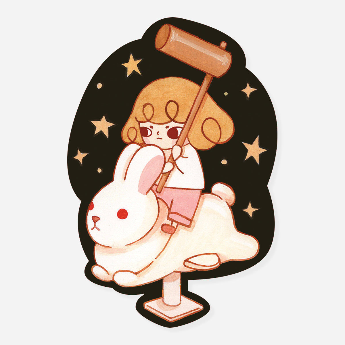 PLAY - Over The Moon Sticker