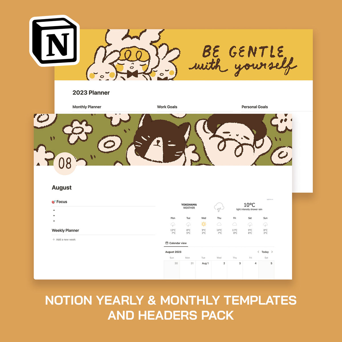 Notion Templates & Header Pack LOVESOUP.STUDIO