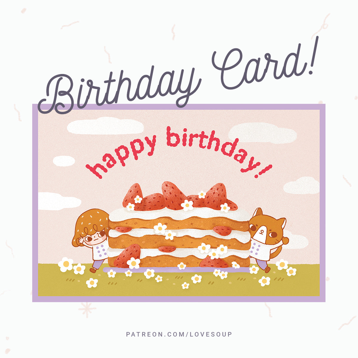 CAKE DELIVERY BIRTHDAY CARD SET OF 3